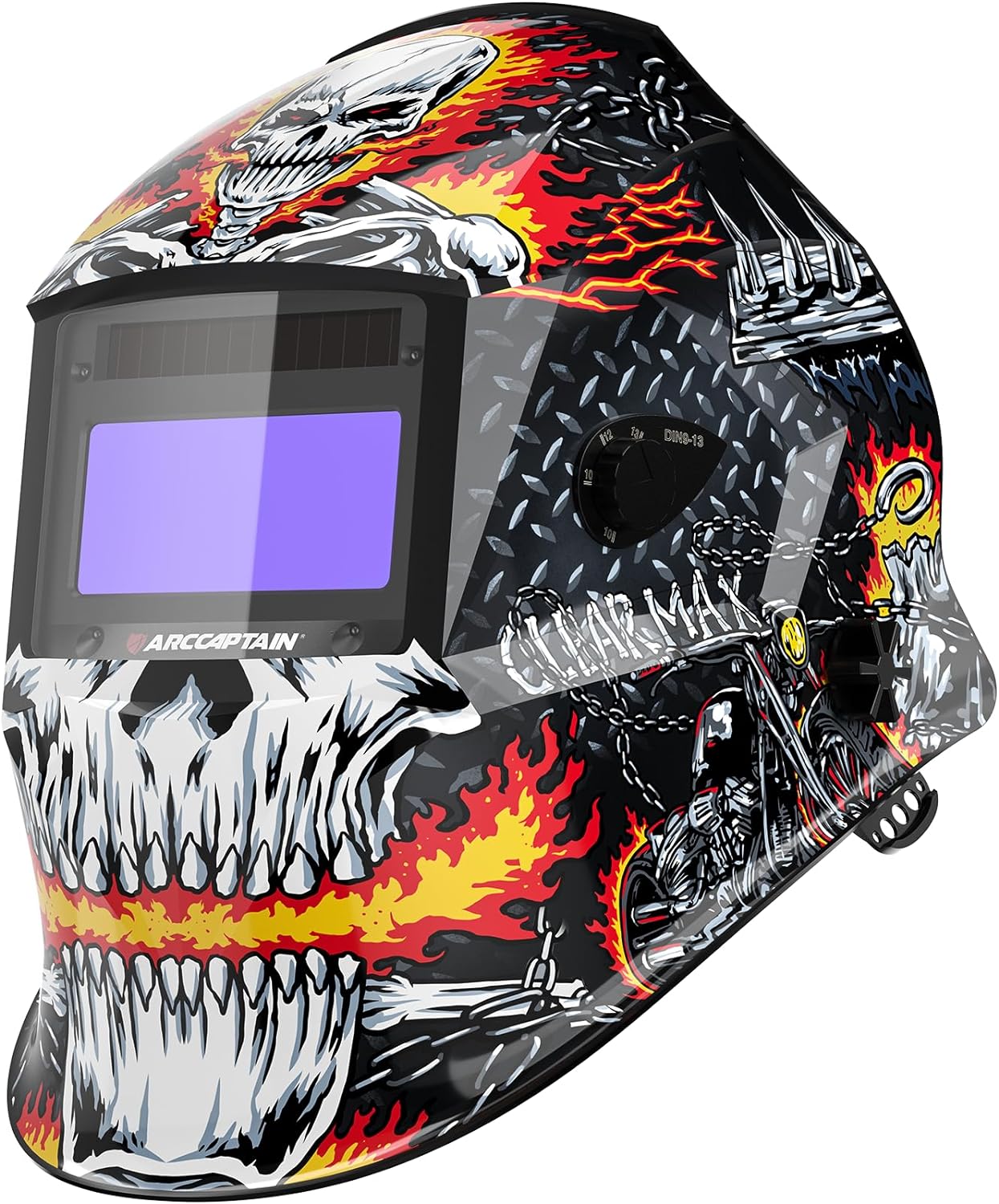 ARCCAPTAIN True Color Welding Helmet - Crystal Clear Vision