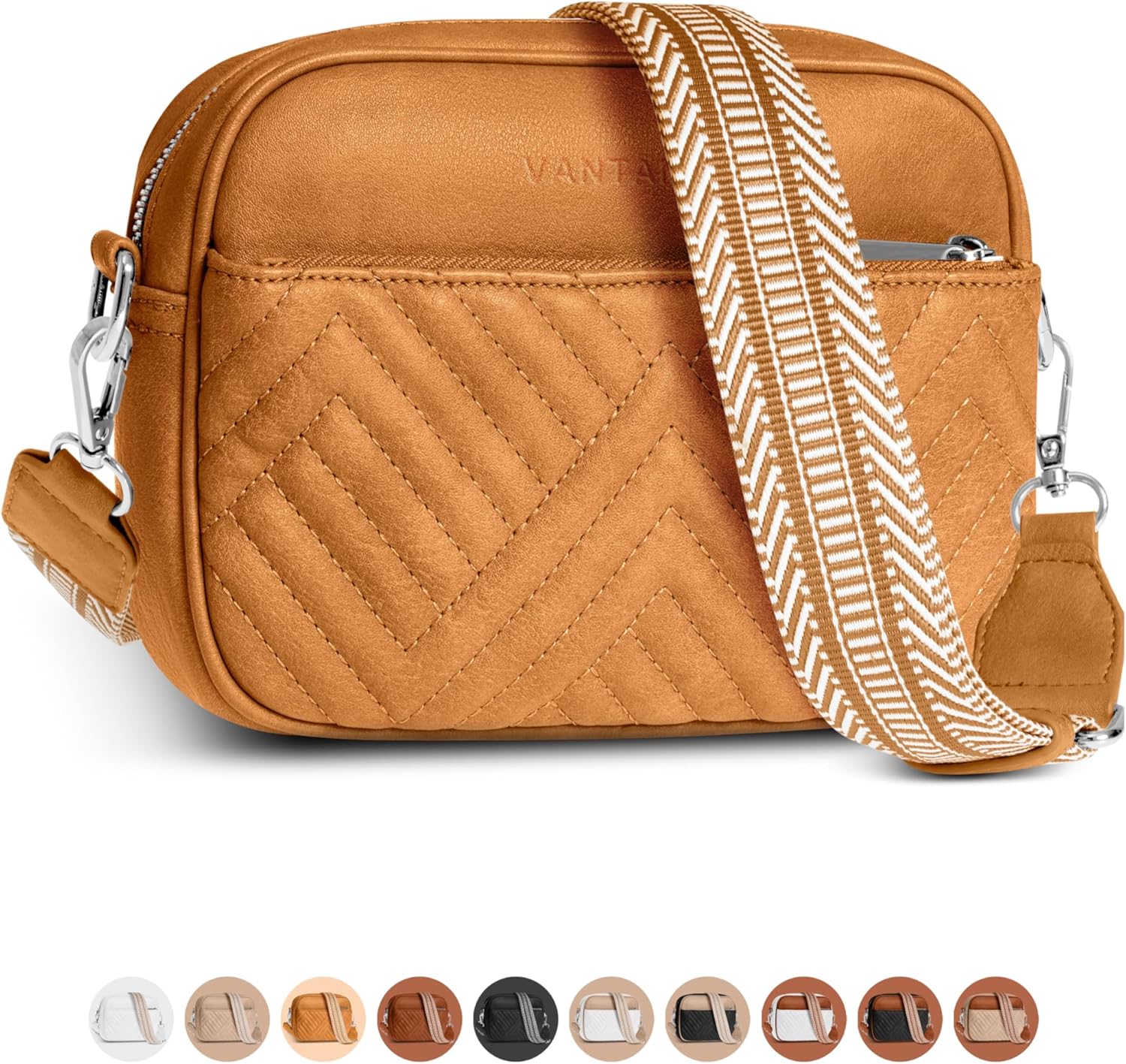 Vantamo Crossbody Bags for Women with Adjustable Strap Style
