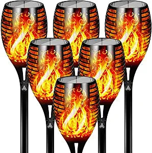 Otdair 96 LED Solar Lights Outdoor for Path Yard Garden