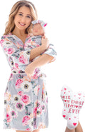 ECO BABY Mommy and Me Robe and Swaddle Set - Hospital Ready Comfort