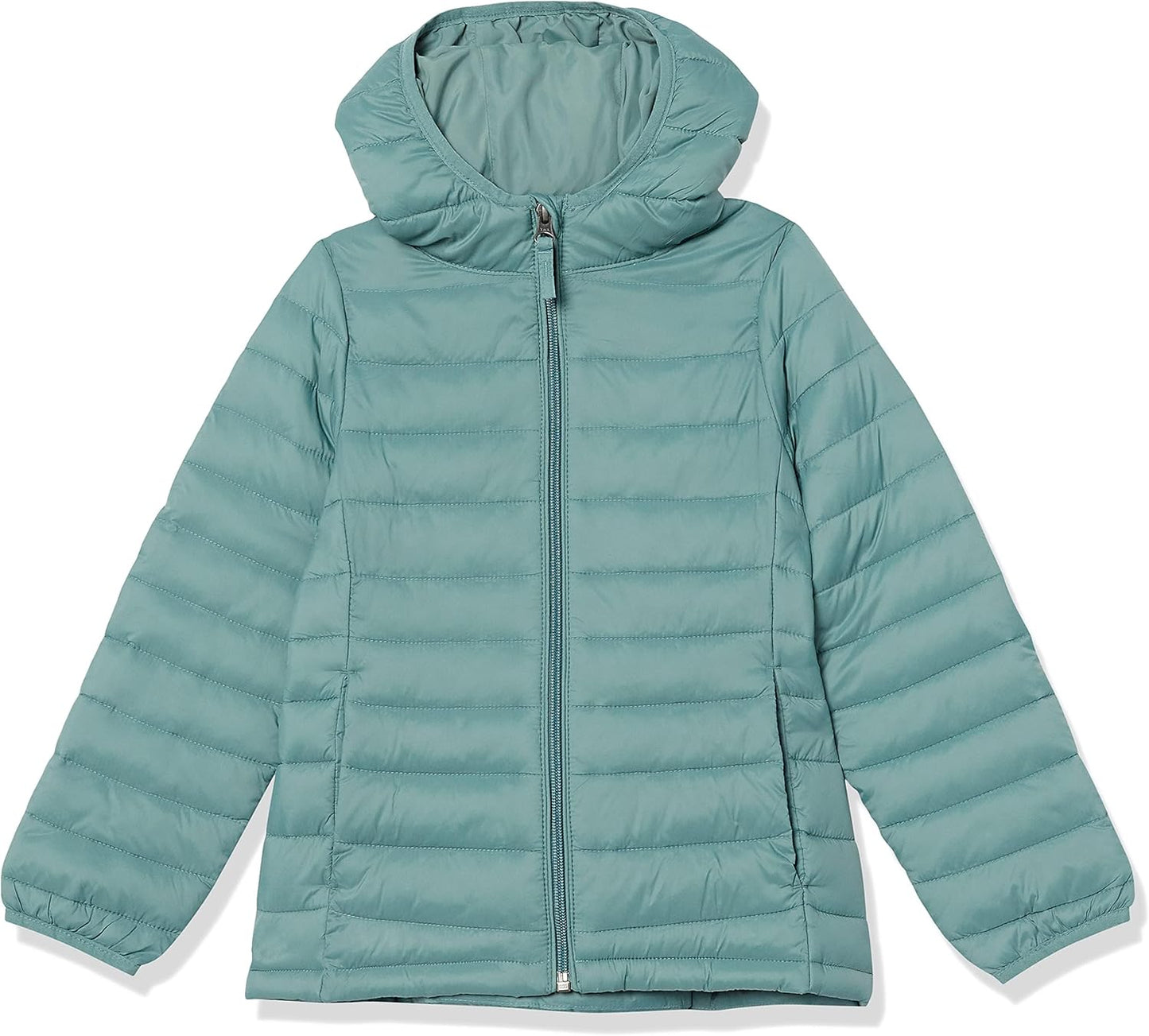 Lightweight Water-Resistant Packable Hooded Puffer Jacket