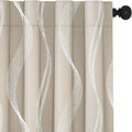 Deconovo Geometric Blackout Curtains 42x84 - Energy Saving