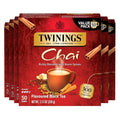 Twinings Chai Black Tea Individually Wrapped Bags - Bold Spiced Flavor