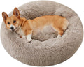 Calming Donut Dog & Cat Bed - Self-Warming Plush Cuddler