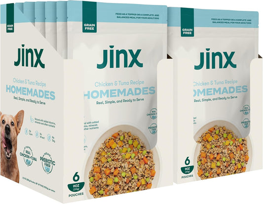 Jinx Homemades Natural Wet Food for Dogs - Chicken & Tuna Mix-in