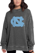 Chicka-d Women's Fleece Pullover: Cozy Burnout Crew for Everyday Wear