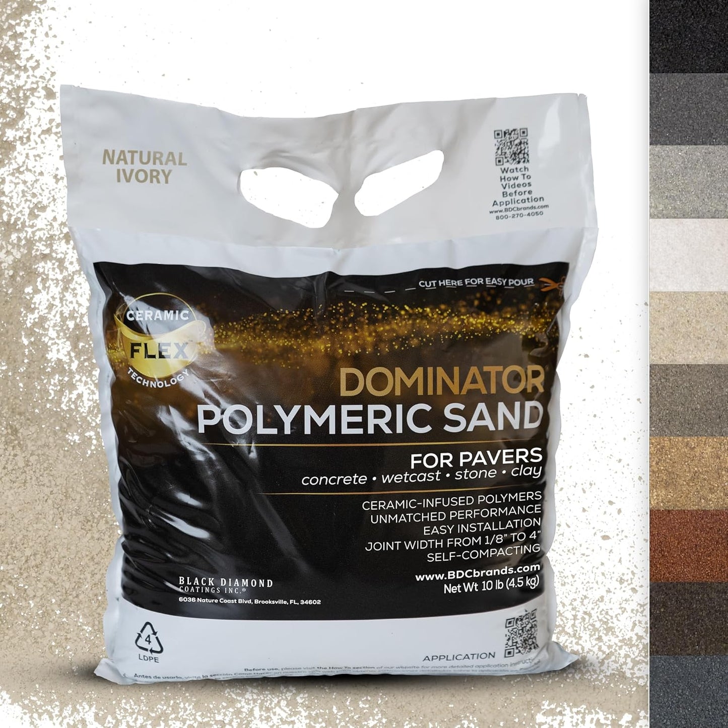 10 Pound Natural Ivory Polymeric Sand for Paver Joints