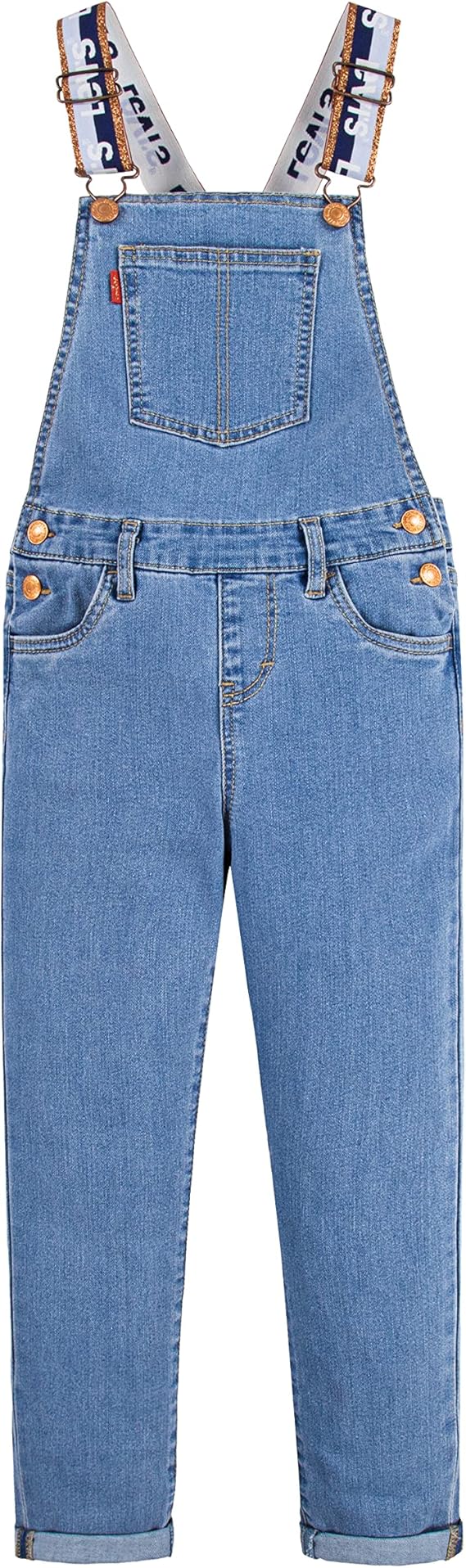 Levi's Girls Denim Overall - Stylish and Durable for Kids