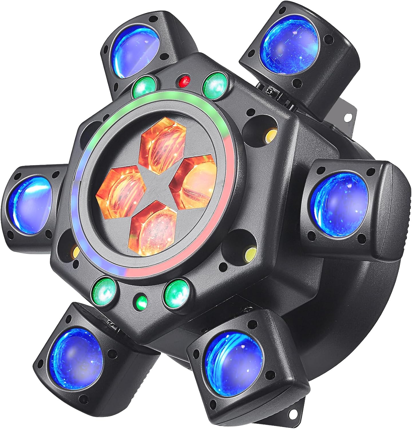 Moving Head DJ Lights for Parties with 6-in-1 RGBW Effects