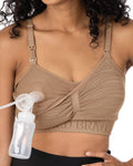 Hands Free Pumping Bra for Nursing Moms - Adjustable Sublime Fit