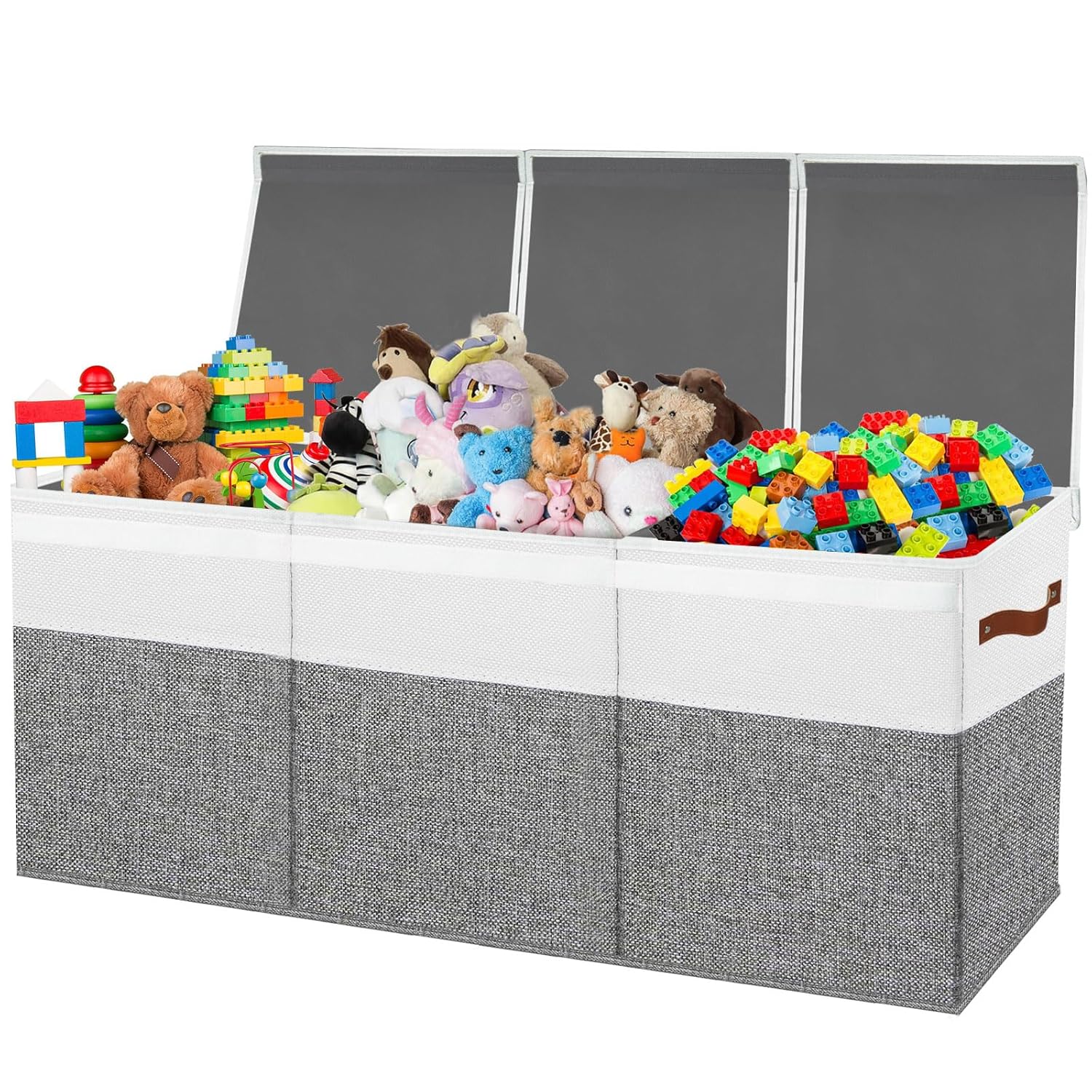 Large Toy Box Chest for Kids - Elegant Storage Organizer