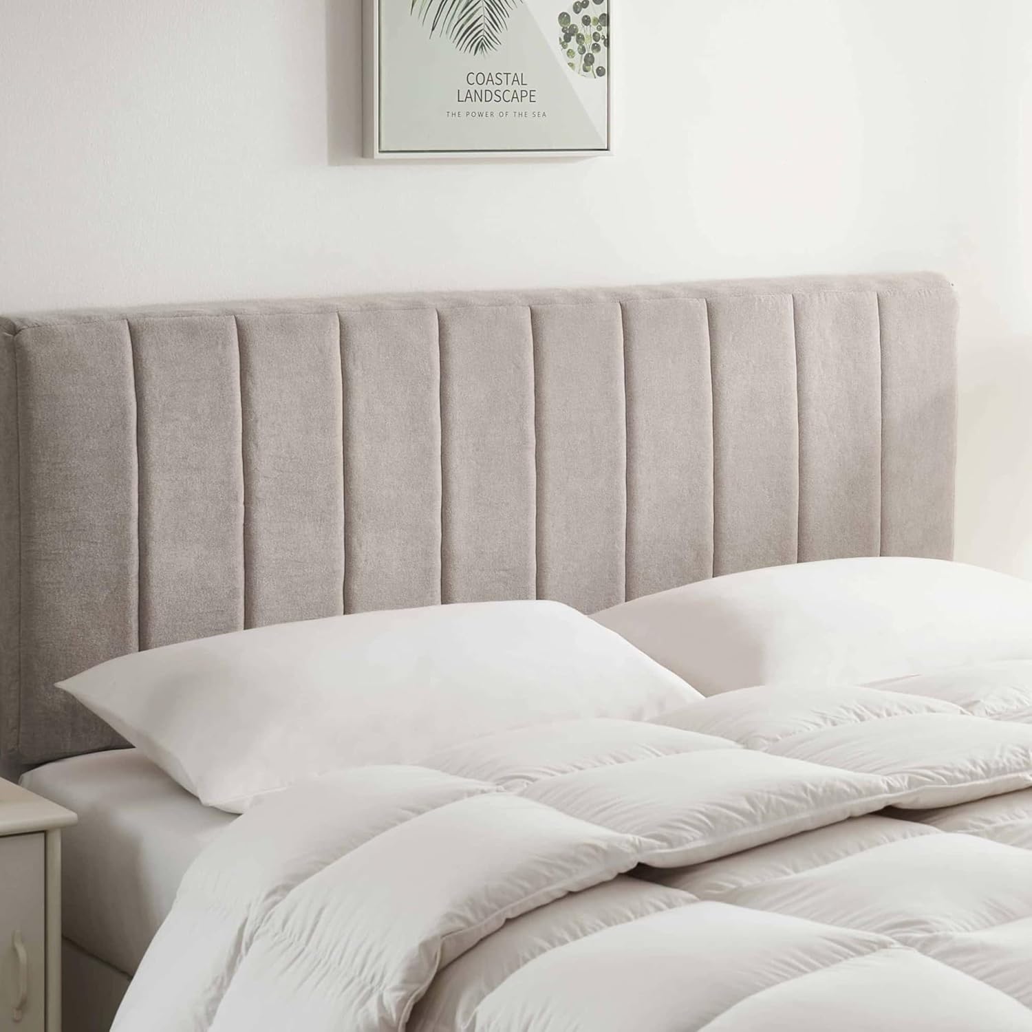 Upholstered Full Headboard - Stylish Easy Assemble Design