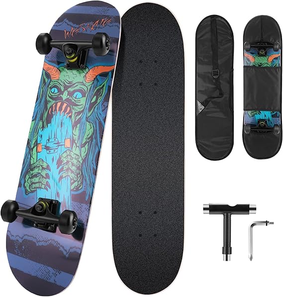 WeSkate Skateboards for Beginners - 31in Complete Standard Board
