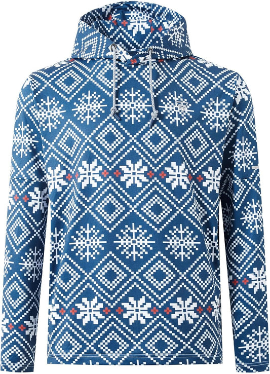 Men's Golf Hoodies Lightweight Fleece Sweatshirts for Comfort