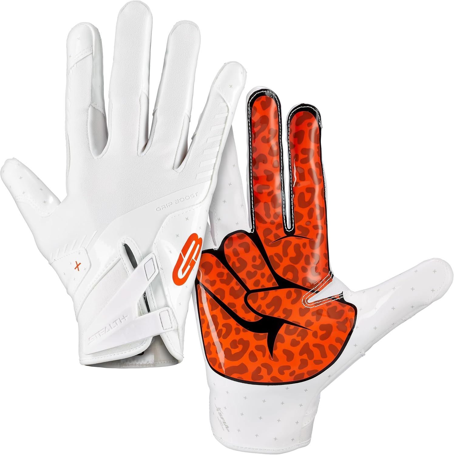 Grip Boost Peace Stealth 6.0 - Max Hold Football Gloves