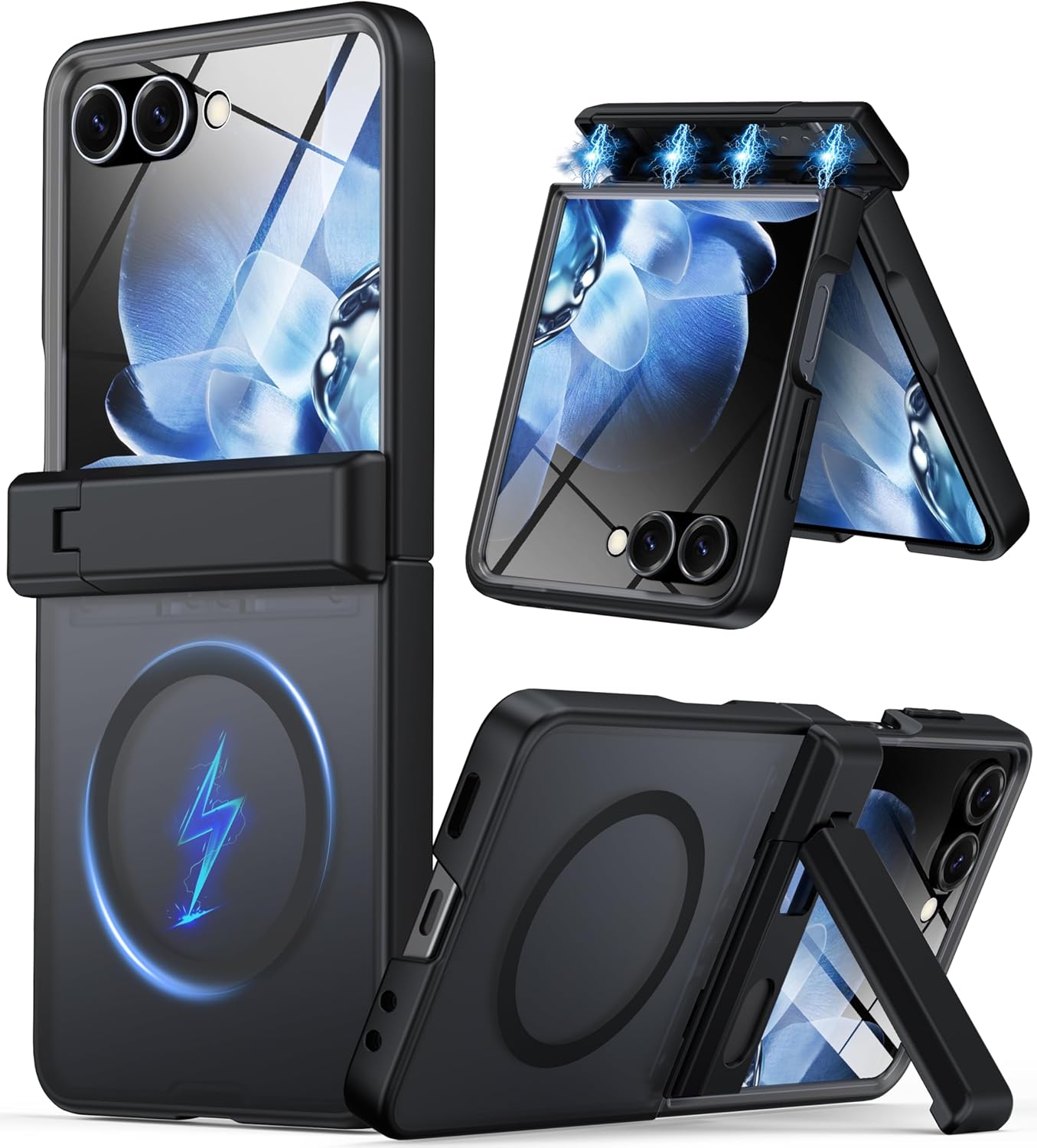 Samsung Galaxy Z Flip 7 Case with Hinge Protection & Kickstand