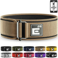 Self-Locking Nylon Weight Lifting Belt - 4in Support for Men and Women