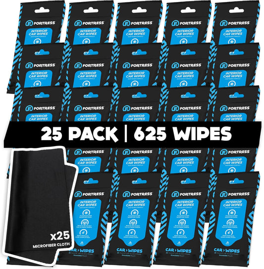 Fortress Car Interior Wipes for Effective Cleaning on the Go