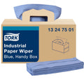Tork Industrial Paper Wiper Blue Handy Box W7 - Durable 4-Ply Wipers