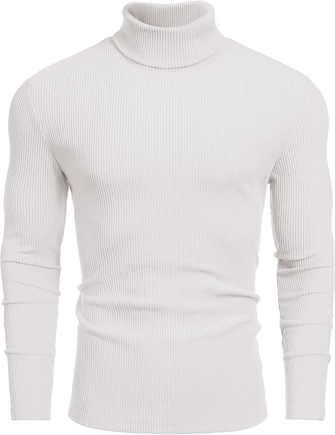 COOFANDY Men's Ribbed Turtleneck Sweater for Every Occasion
