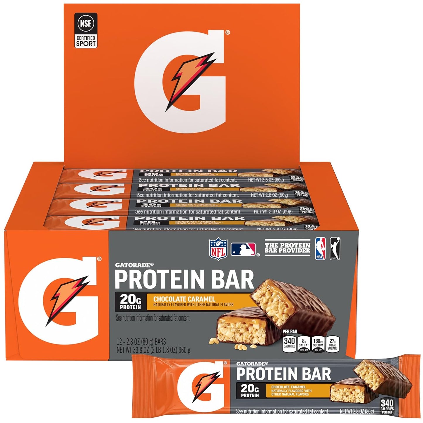 Deliciously Fueled: Gatorade Chocolate Caramel Protein Bars