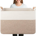 XXXL Supre Large Blanket Basket for Clothes and Toys - 108L Cotton