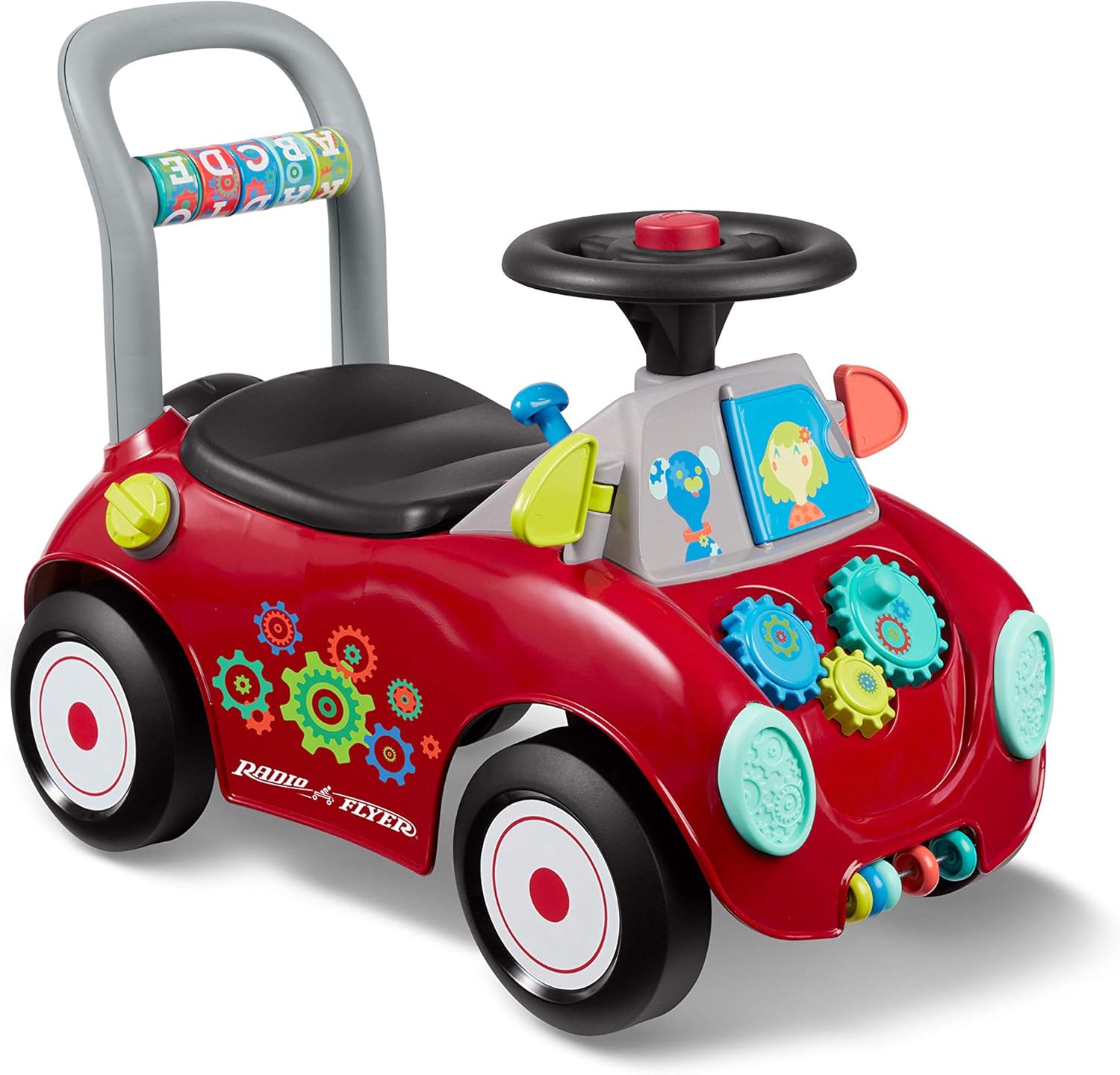 Radio Flyer Busy Buggy, Stand & Ride Toy, Ages 1-3
