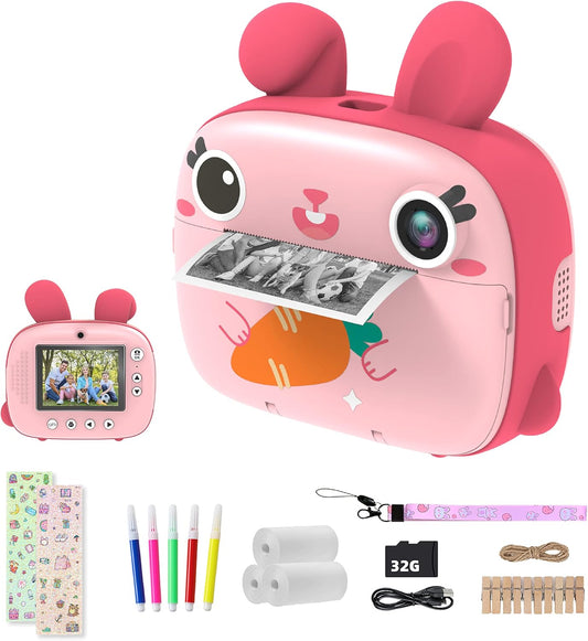 Instant Print Kids Camera - No Ink Needed! CAMCLID