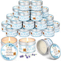 Bear Baby Shower Lavender Tealight Candles 24 Pack - Rustic Favors