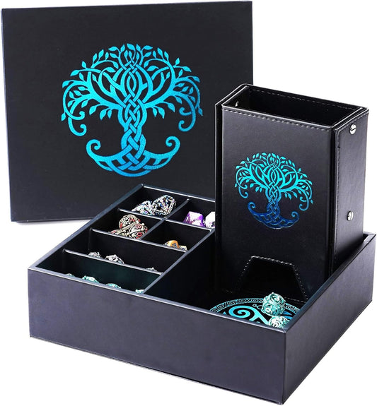Dice Tray and Tower for DND - All-in-One Game Roamer Set