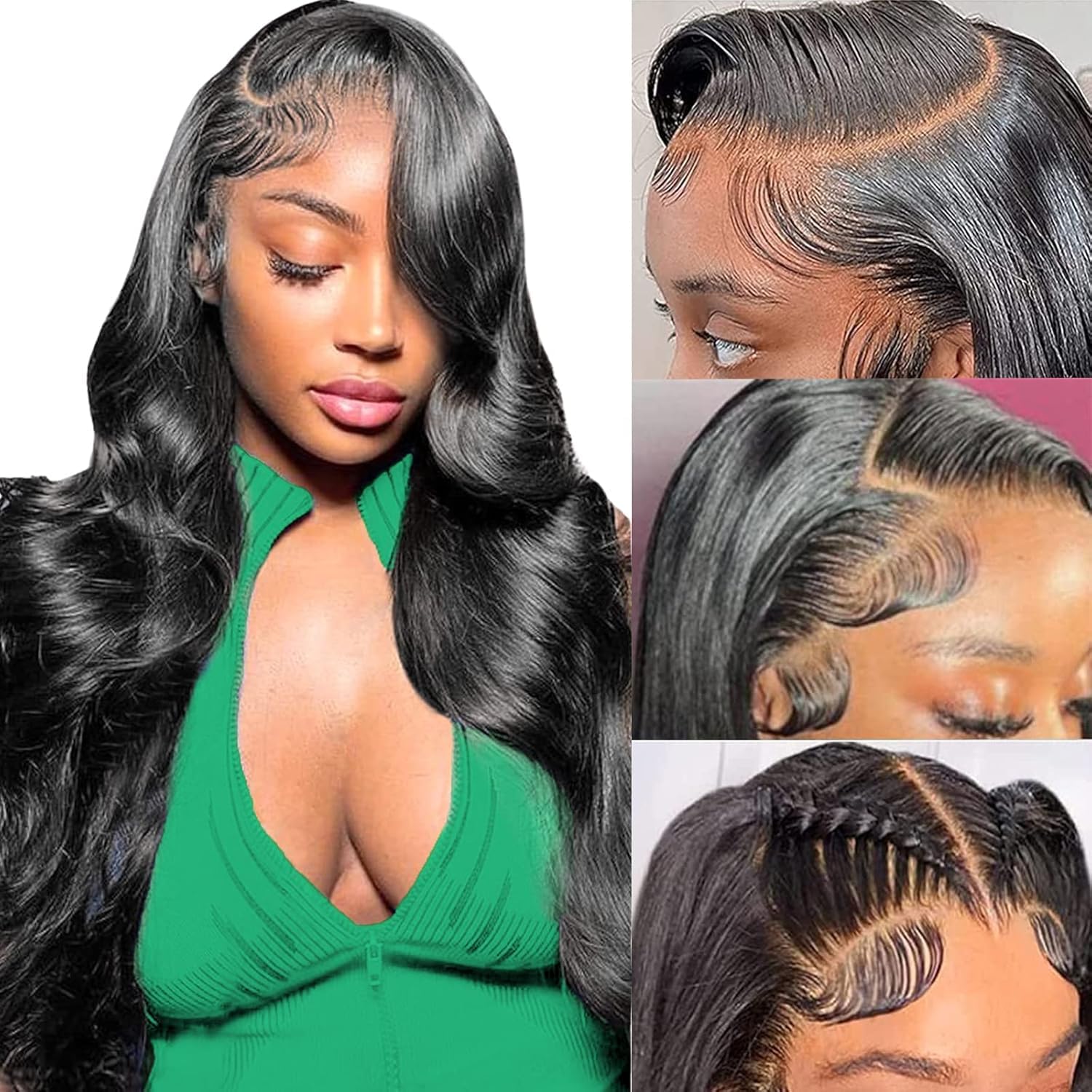 13x6 Lace Front Wigs Human Hair for Women - 24 Inch Body Wave