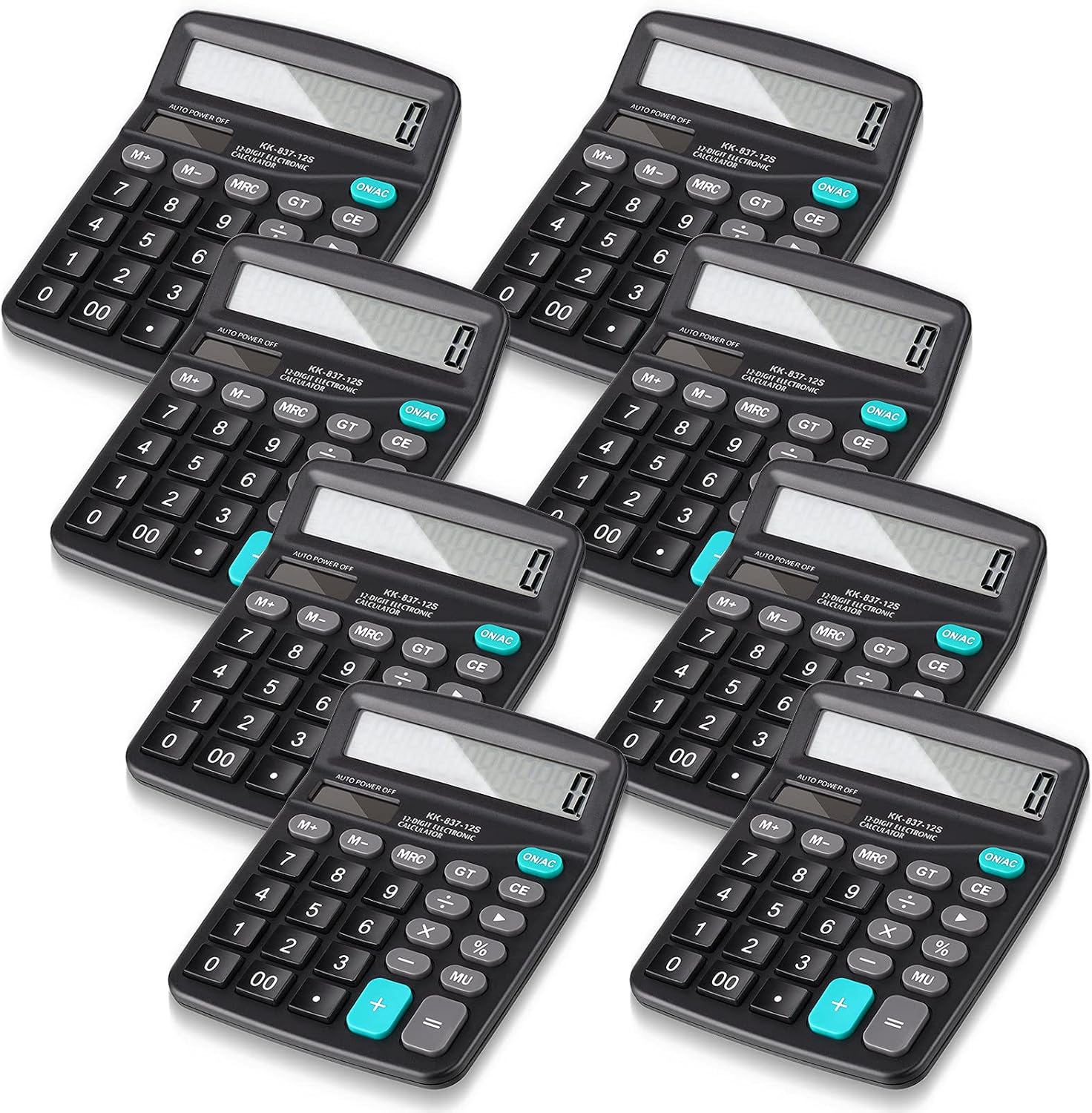 Konohan 12-Digit Solar Desktop Calculator
