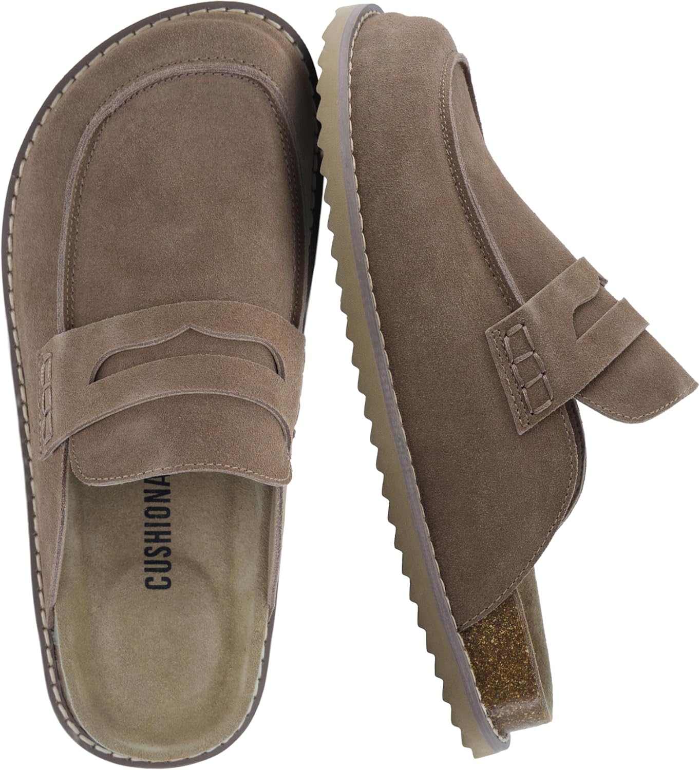 CUSHIONAIRE Zola Womens Penny Clog Mule with Memory Foam Comfort