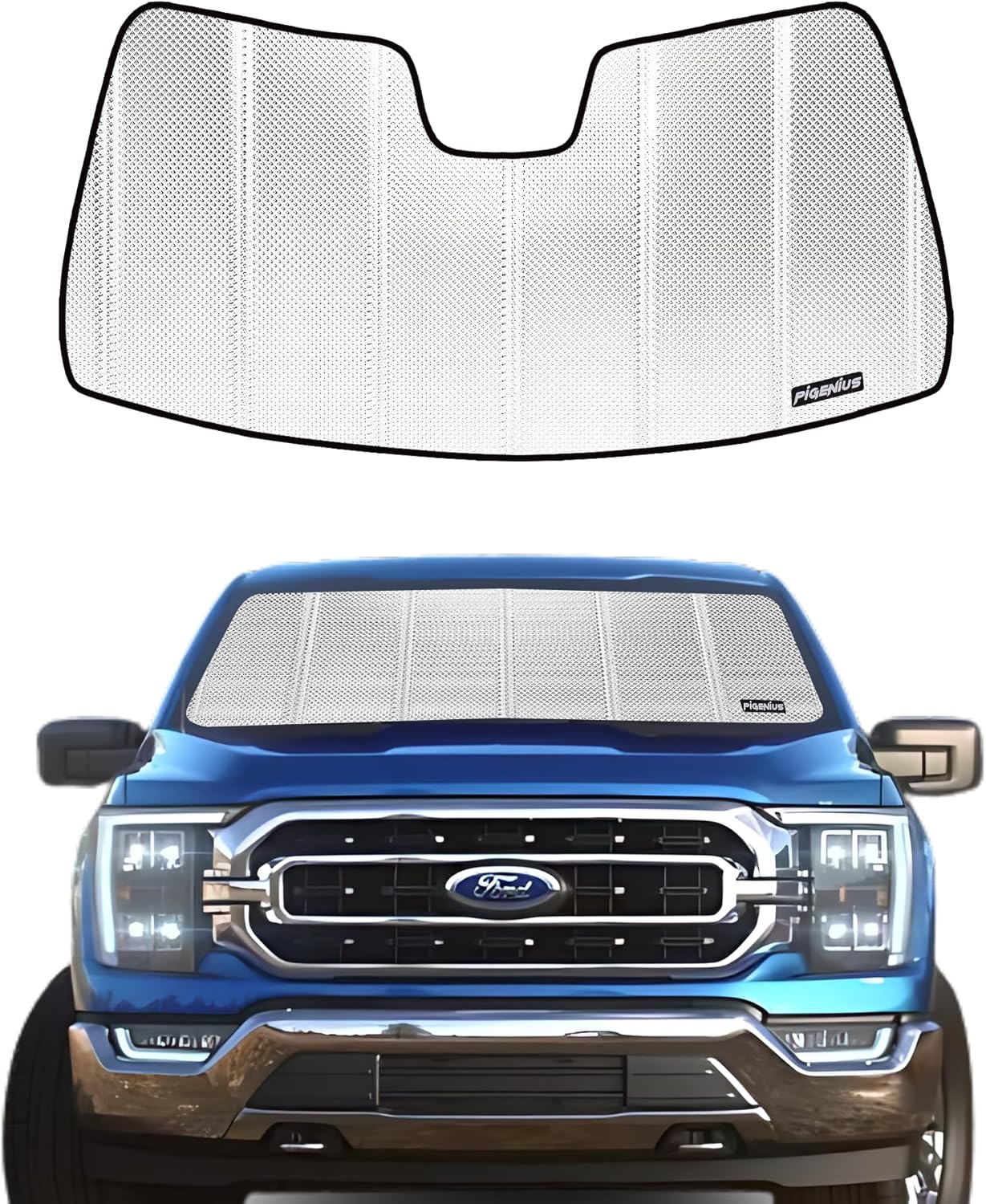 Windshield Sun Shade for Ford F150 2015-2020 - BLAZBLOCK