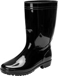 Comwarm Men's Mid-calf Rain Boots Waterproof Anti-Slip - Reliable