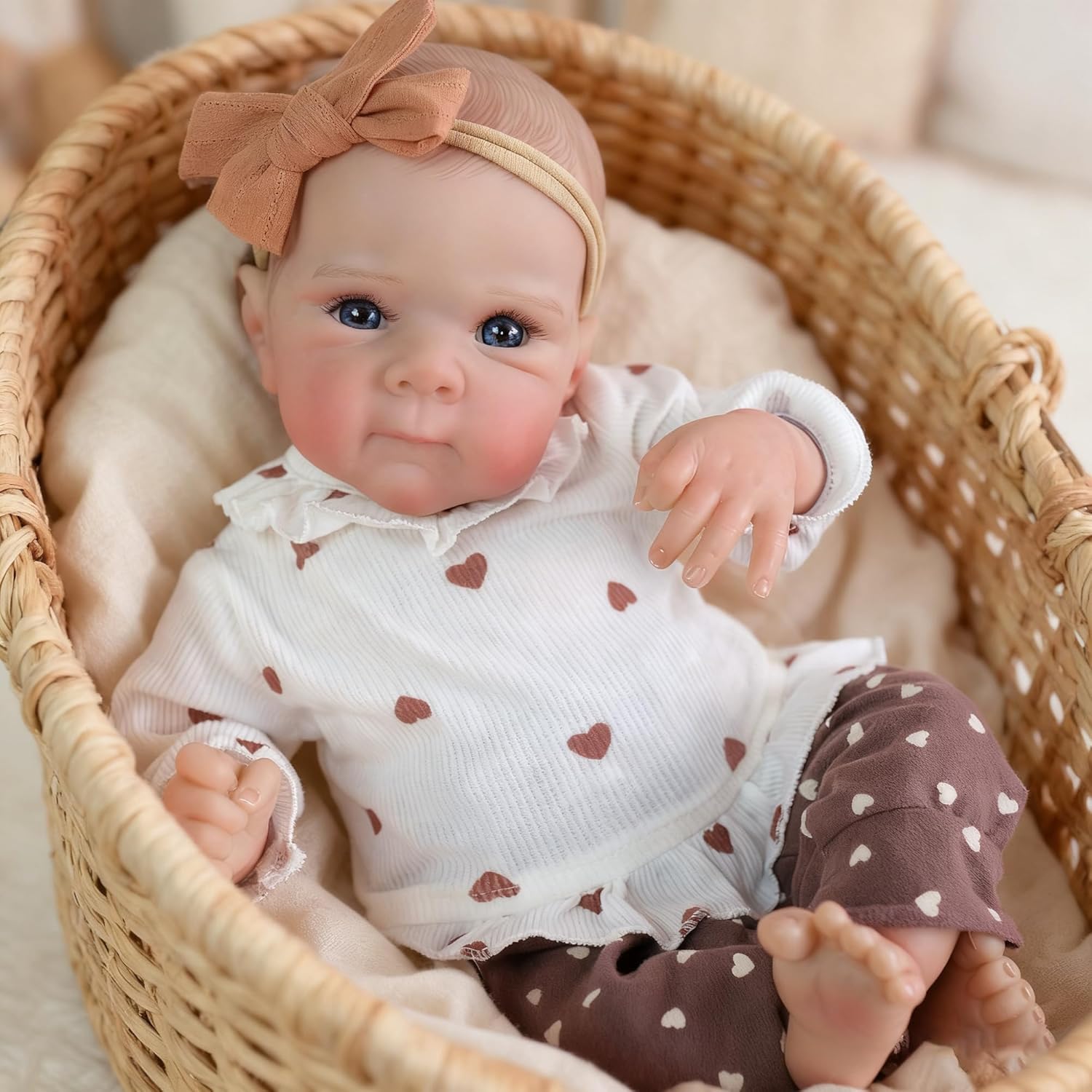 Realistic Baby Doll 18 Inch Reborn Baby Dolls for Kids Age 3