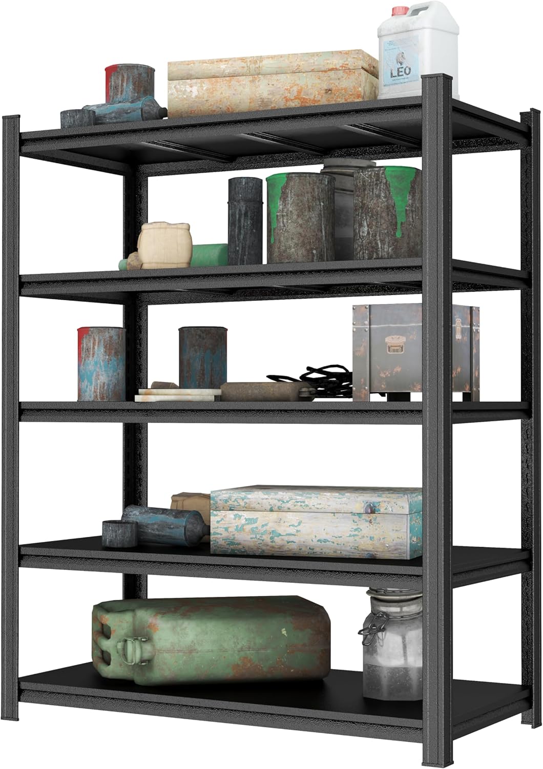 Heavy Duty Garage Shelving Unit with Adjustable Steel Shelves