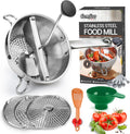 Stainless Steel Food Mills for Tomato Sauce, Potatoes, Jams