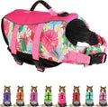 Dog Life Jacket Reflective & Adjustable Hawaiian Style - Safe Water
