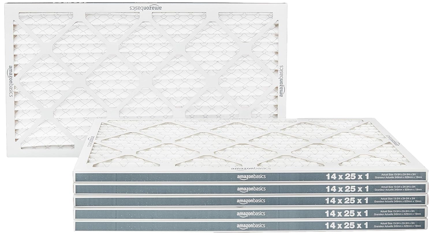 14x25x1 Air Filter 6 Pack for Cleaner Air Quality at Home