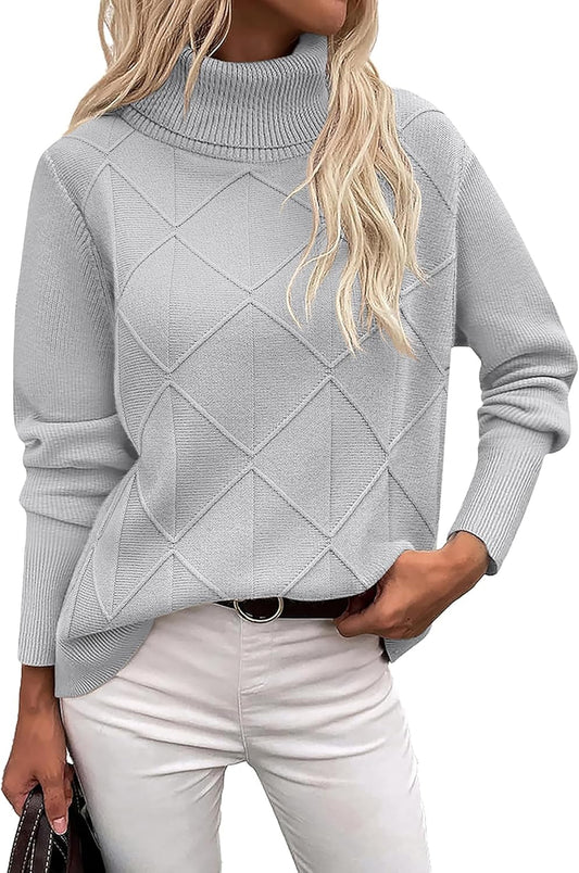 Trendy Turtleneck Sweater for Women by Zeagoo - Fall Fashion