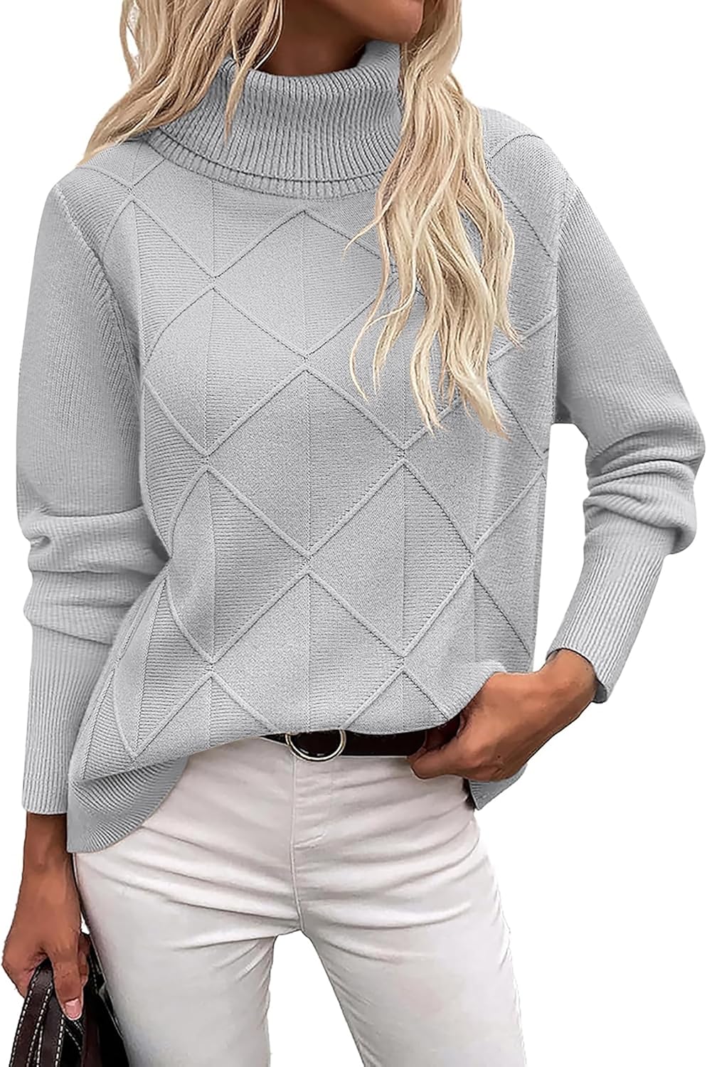 Trendy Turtleneck Sweater for Women by Zeagoo - Cozy Style