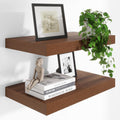 Deep Floating Shelves 24 x 12 in - Stable Invisible Bracket Display