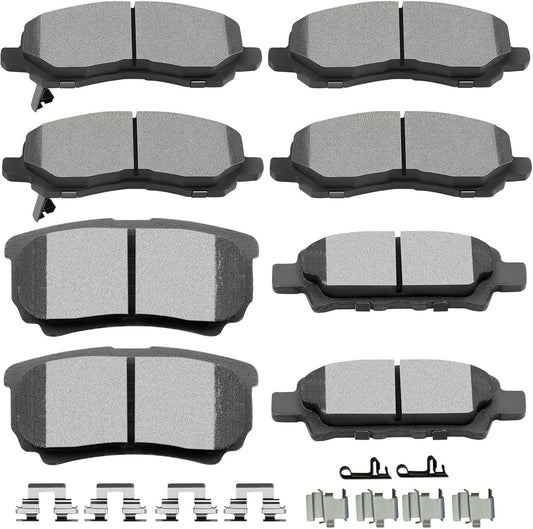 SCITOO Ceramic Brake Pad Set for Dodge, Jeep, Mitsubishi Vehicles