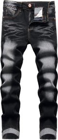 Men's Slim Fit Stretch Jeans Ripped Skinny Jeans - Comfort Stretch