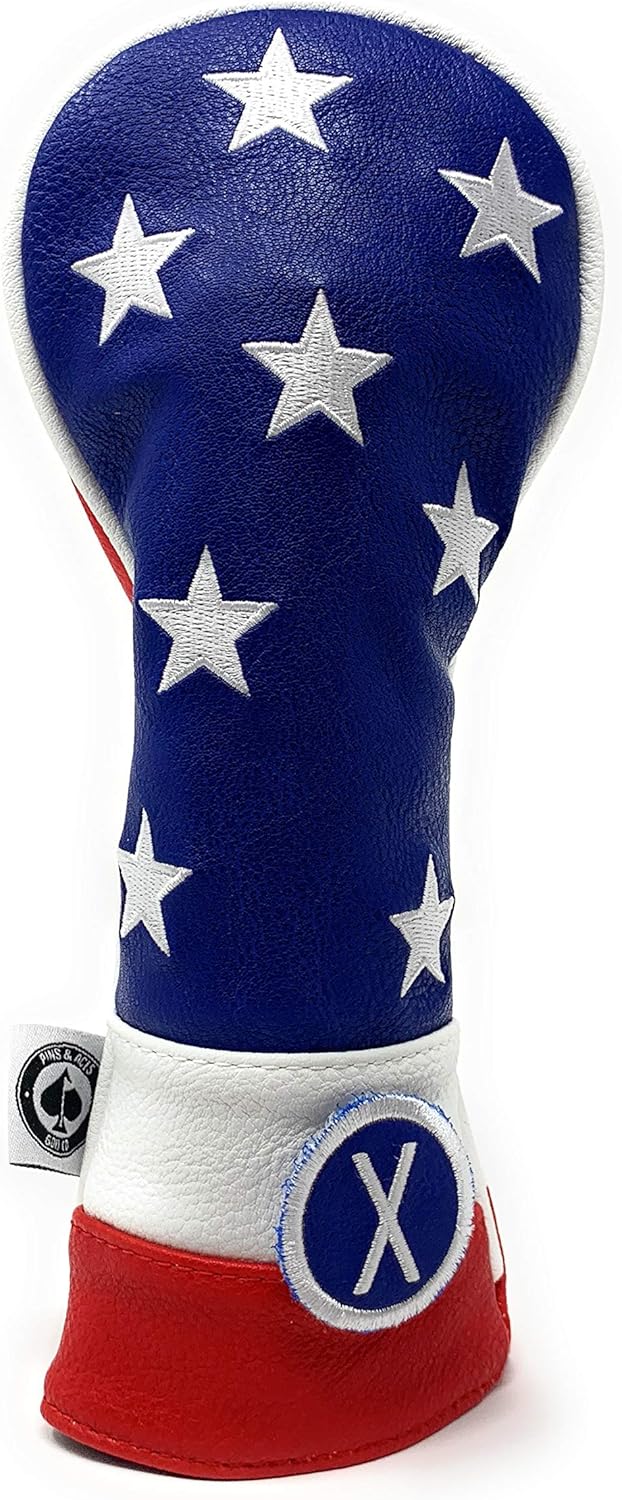 Pins & Aces Premium Leather Golf Head Cover