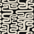Black and Cream White Peel and Stick Wallpaper - Modern Geometric
