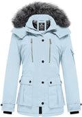 Warm Puffer Jacket for Women - Quilted Winter Coat with Hood