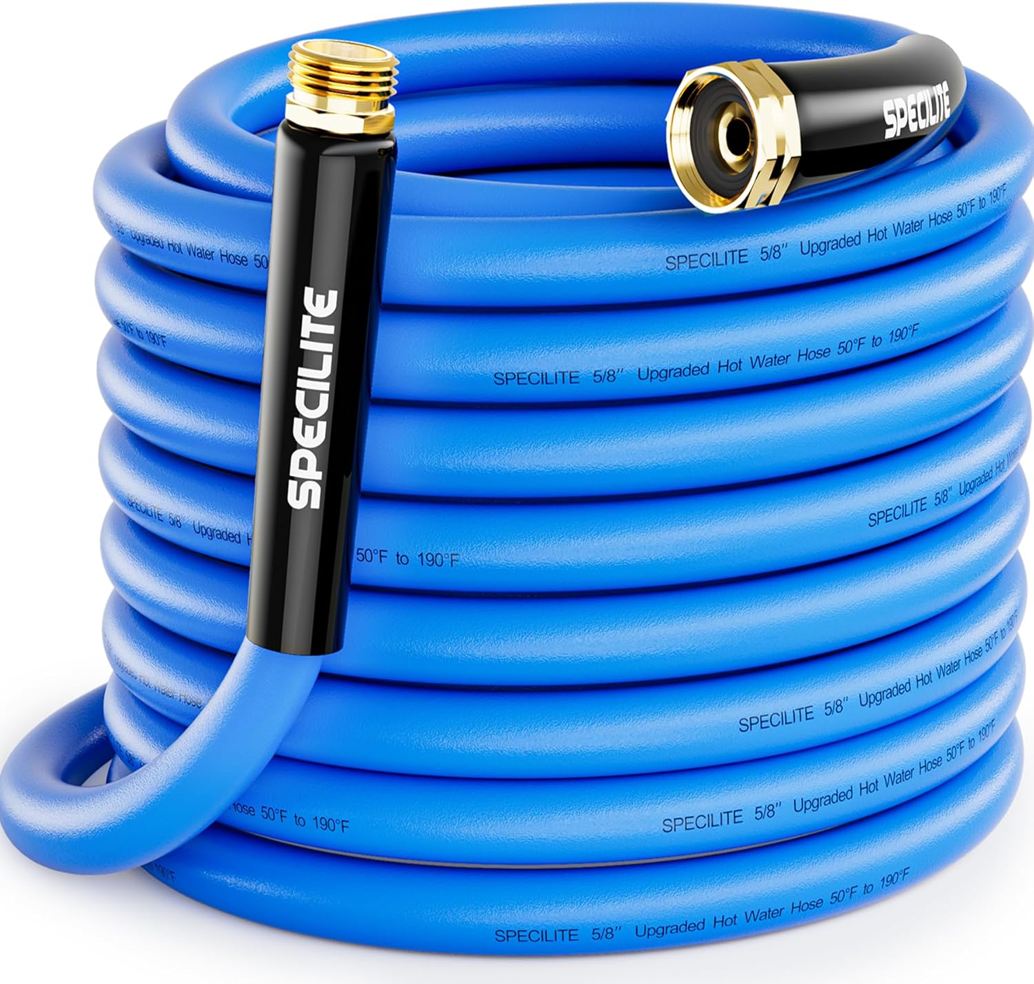 Hot/Cold Garden Water Hose 75 ft x 5/8 in for All Seasons