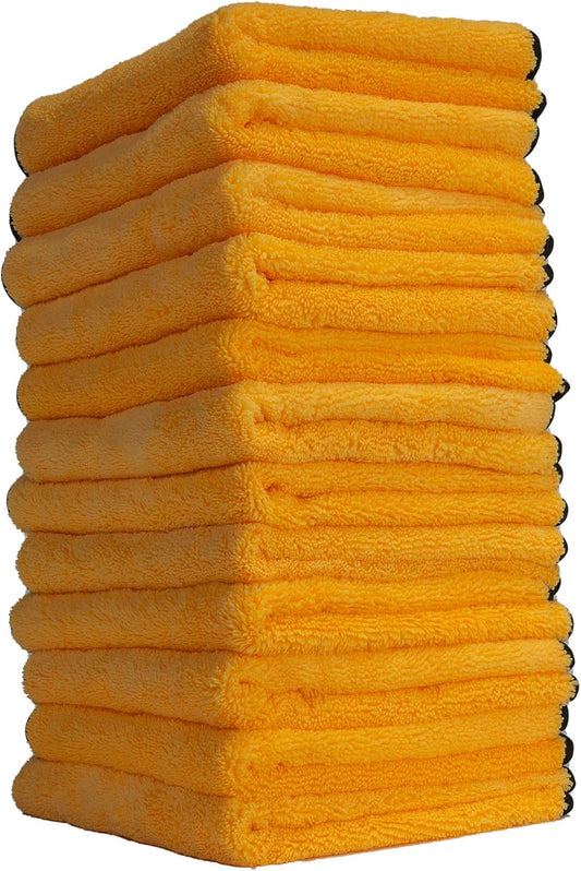 Chemical Guys Premium Microfiber Towels - 12-Pack, Multi-Use